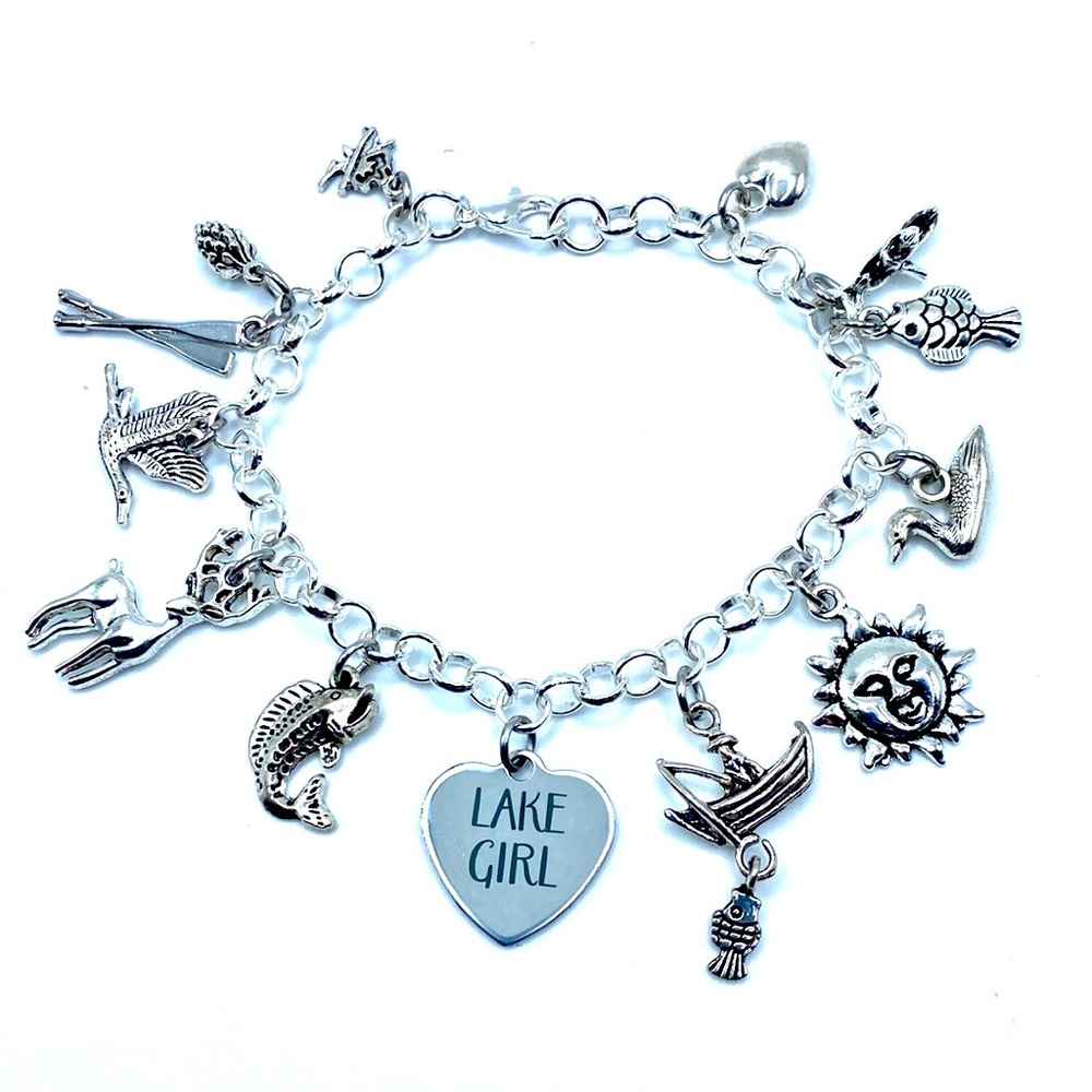 Lake Girl Charm Bracelet